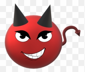 Devil Smiley Devilish - Smiley Teufel Emoji,Common Emoticon