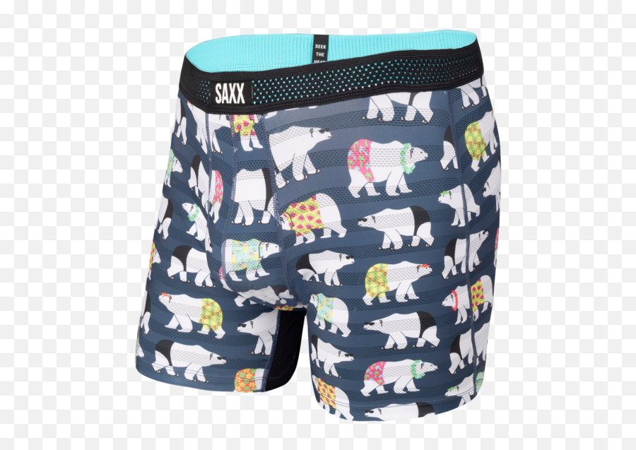 Mens Boxers - Hot Shot Polar Bear Saxx Emoji,Joe Boxers With Emoticons For Women Boyshorts