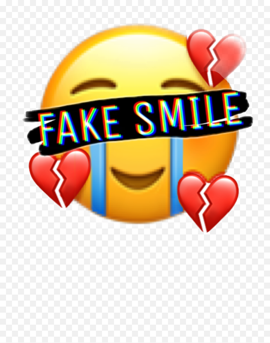 Sad Fakesmile Sticker By Ibelivemarvelsupremacy - Happy Emoji,Marvel Emoticon
