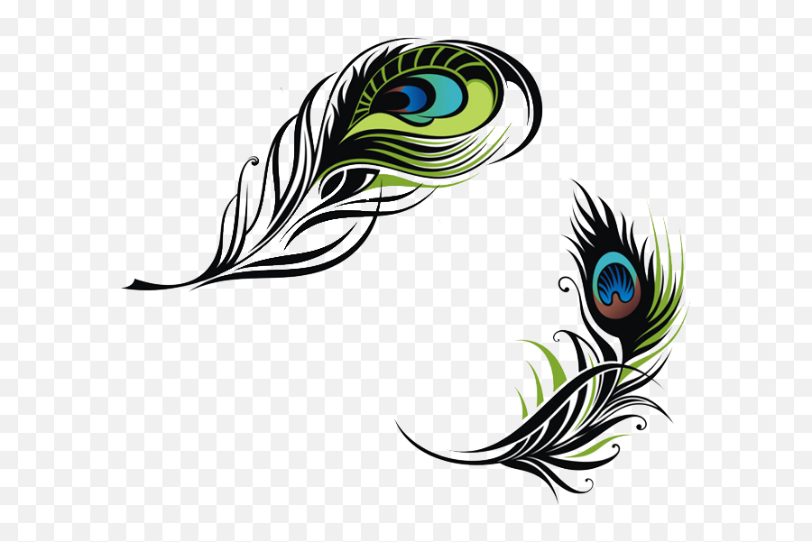 Vector Peacock Feather Png Clipart - Vector Peacock Feather Png Emoji,Peacock Feather Ascii Emoticon