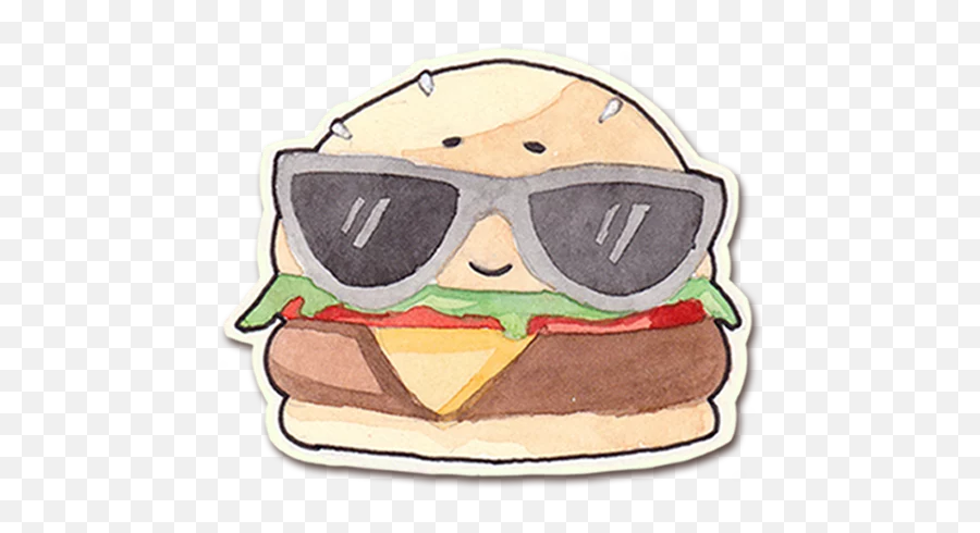 Burgers By Kvedi Stickers For Telegram - Afrodisia Emoji,Bob's Burgers Emoji