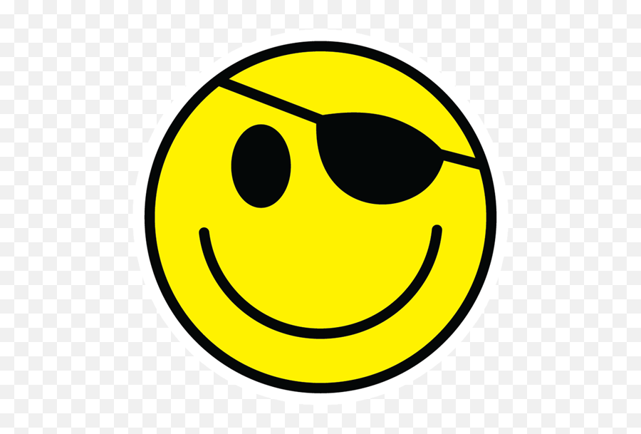 Pirate Smiley Sticker - Happy Emoji,Pirate Emoticon