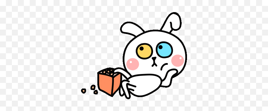 Cute Rabbit Sticker - Cute Rabbit Bunny Discover U0026 Share Gifs Emoji,Facebook Emoticons + Hugs