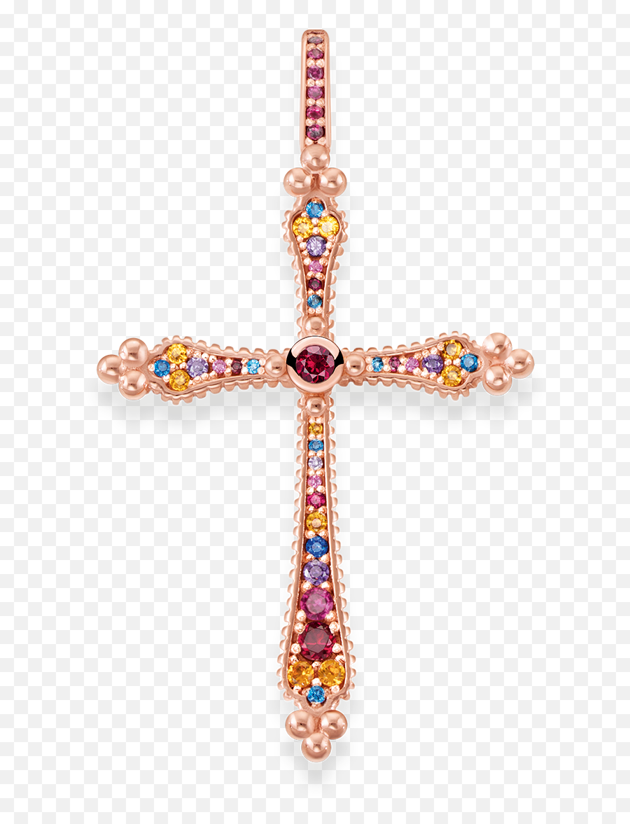 Crosses Wear The Protective Symbol As An Accessory Emoji,Cross Emoticon For Instagram