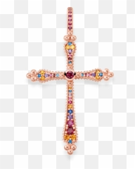 Crosses Wear The Protective Symbol As An Accessory Emoji,Cross Emoticon For Instagram