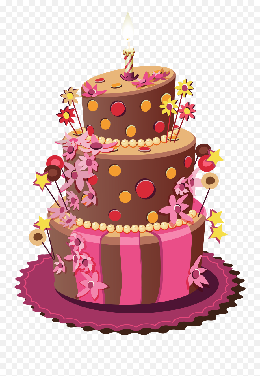 Emoji Clipart Birthday Cake Emoji - Big Birthday Cake Png,Emoji Cakes