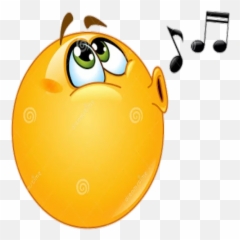 Telegram Sticker 52 From Collection Emojiu0027s,Animated Whistling Emoticon