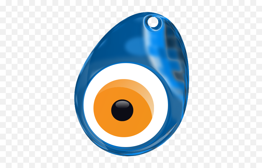 Greek Evil Eye Orange Transparent Cartoon - Jingfm Nazar Boncuu Png Emoji,Evil Eye Emoji