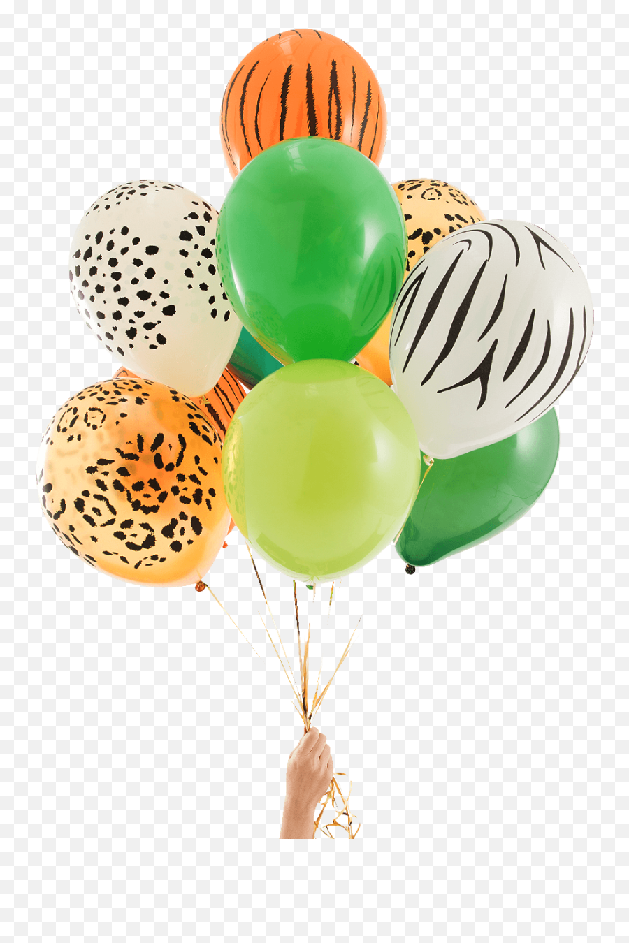 Download Jungle Party Balloon Bunch - Balloon Png Image With Emoji,Bouqet Emoji Twitter