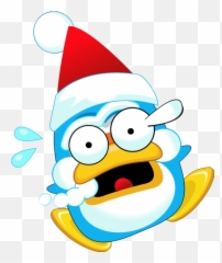 Penguin Cartoon Animation Smiley Beak For Christmas - 513x608 Emoji,Christmas Lights Emoji