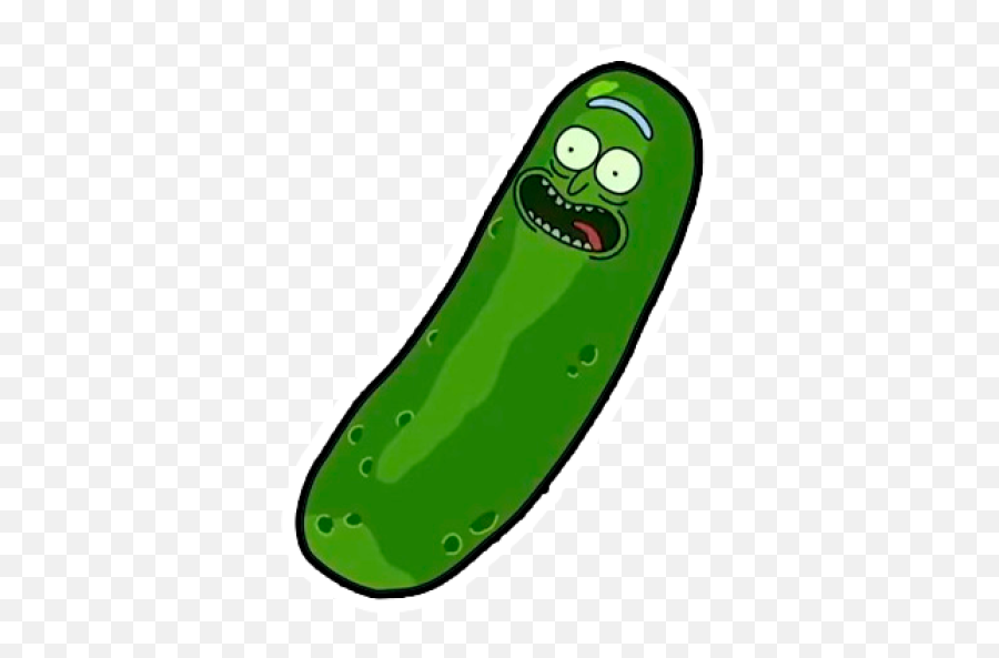 Sticker Maker - Pickle Rick Rick And Morty Emoji,Vegatbale Emoji Iphone