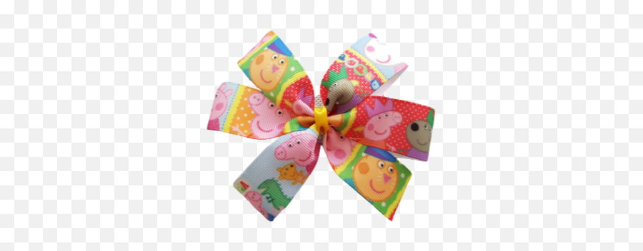 Chica Hair Bow - Peppa Pig Happy Birthday Emoji,Girl's Happy Birthday Emoji