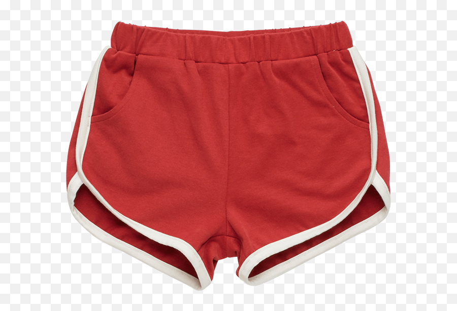 Rock Your Baby Farrah Shorts - Red Rugby Shorts Emoji,Emoji Joggers Pants For Sale