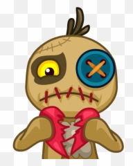 Voodoo Doll Chumbo Messages Sticker - Clipart Voodoo Doll Png Emoji,Voodoo Emoji