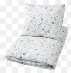 Cottagecore Bedding Blanket Sticker - Cam Cam Pressed Leaves Blue Emoji,Black Emoji Bedding