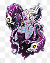 Ursula Skull Disney Monster Littlemermaid - Disney Ursula Png Emoji,Disney Emoji Pins