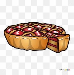 How To Draw Pie Desserts - Pie Draw Emoji,Gun Skull And Pie Emoji
