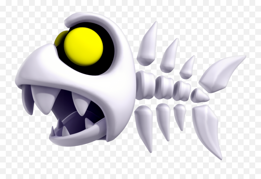 Fish Skeleton - Mario Fish Bone Hd Png Download Original Mario Fish Emoji,Free Fish Emoji