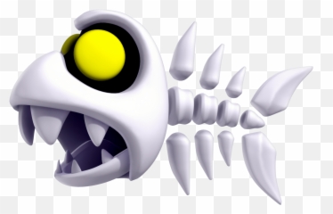 Fish Skeleton - Mario Fish Bone Hd Png Download Original Mario Fish Emoji,Free Fish Emoji