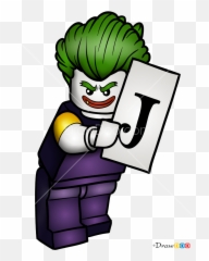 How To Draw Joker 2 Lego Batman Movie - Supervillain Emoji,Batman Joker Emoji