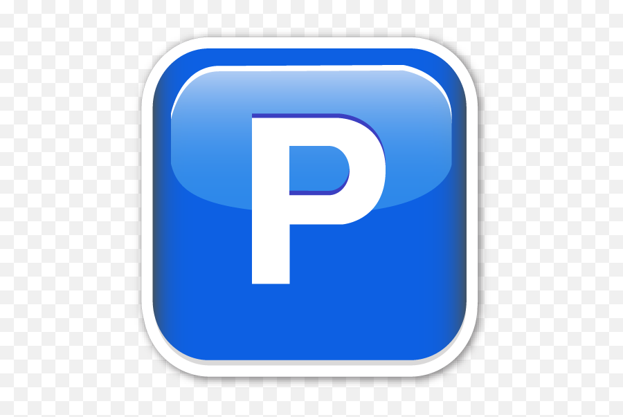 Negative Squared Latin Capital Letter P - Emoji Letter P,;p Emoticon