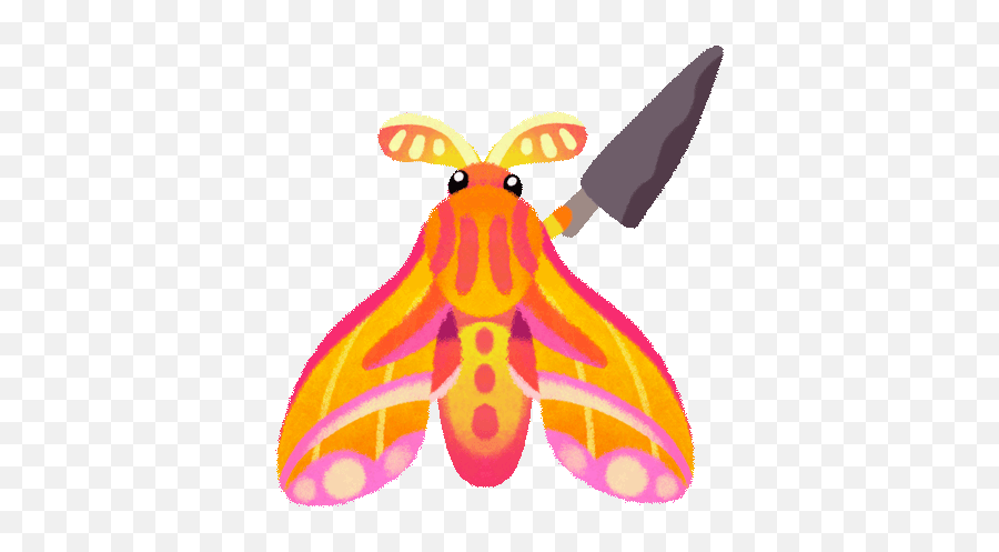 Knife Threat Gif - Soft Emoji,Moth Emoji