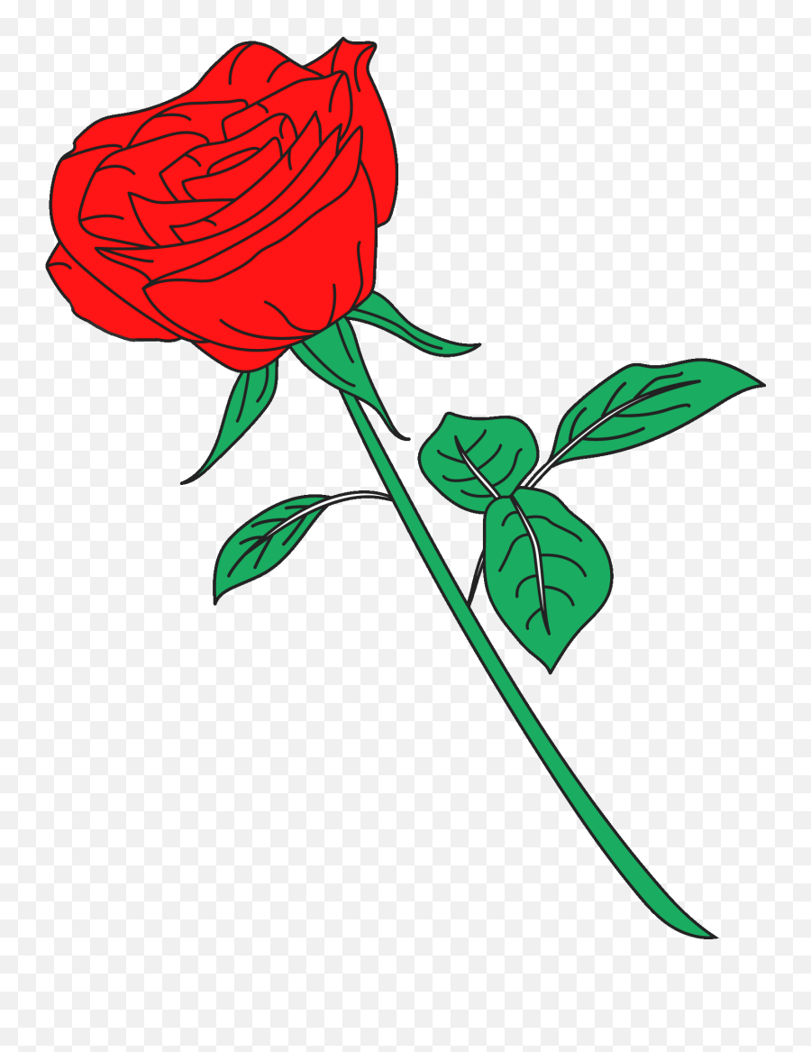 Red Rose Love Sticker By Sarokey For Ios Android Giphy - Animated Transparent Rose Gif Emoji,Red Rose Emoji