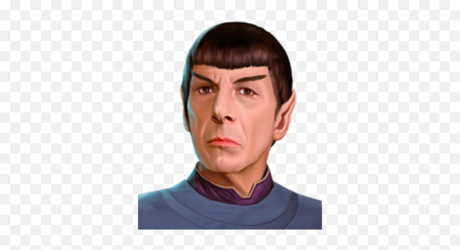 Ambassador Spock - Fictional Character Emoji,Spock Showing Emotion