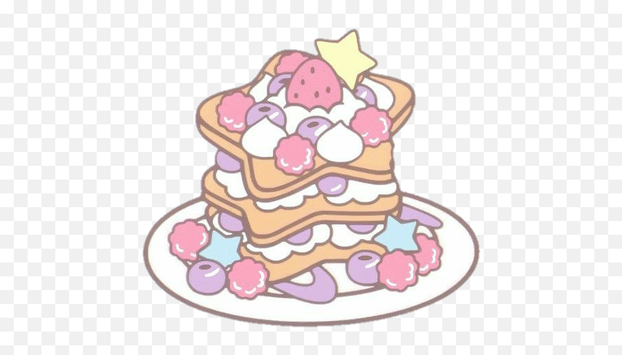 Discover Trending Pancake Stickers Picsart - Girly Emoji,Waffle And Pancake Emojis