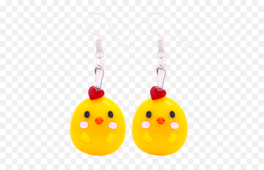 Earrings - Solid Emoji,Emoticon Earrings