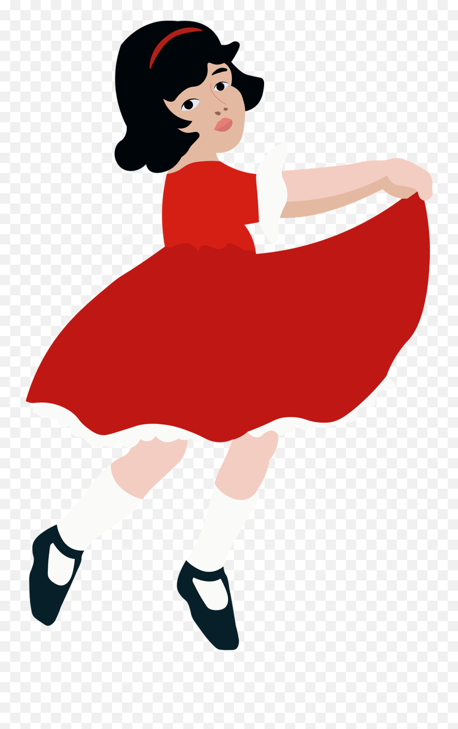 Girl In Red Dress Clipart Free Download Transparent Png - Shirt Red Dress Clipart For Kids Emoji,Girl Devil Emoji