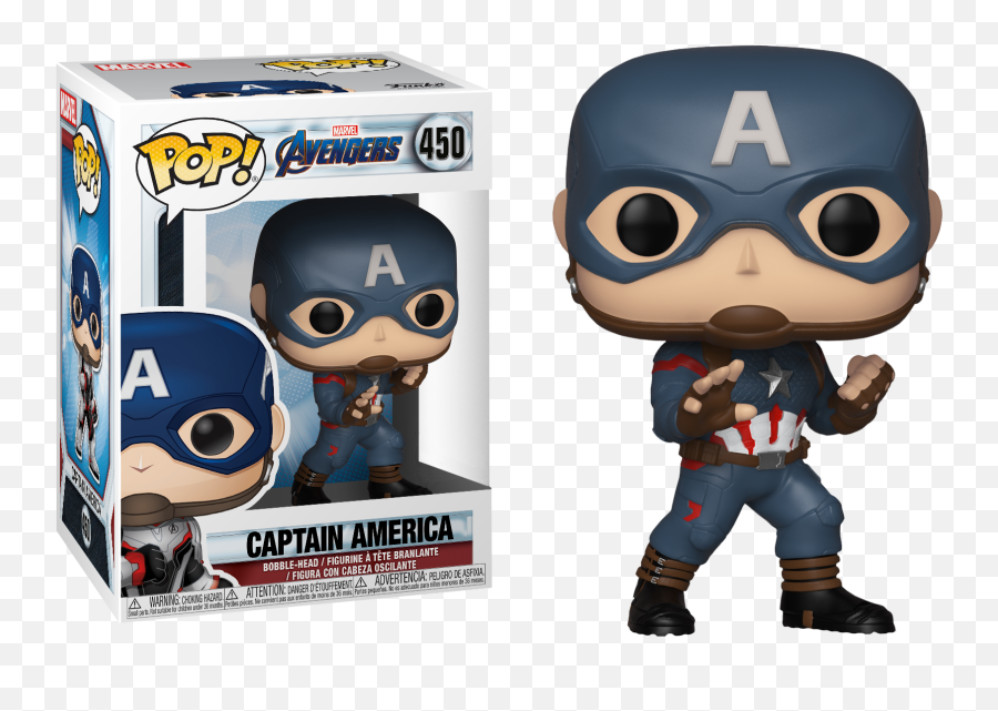 Funko Pop Avengers 4 Endgame Captain - Funko Pop Capitão America Emoji,Captian Marvel No Emotions