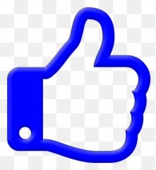 Thumbs Upblue Thumbhandpositivegesture - Free Image From Blue Pointer Icon Png Emoji,Smiley Emoticon Thumbs Up Facing The Left