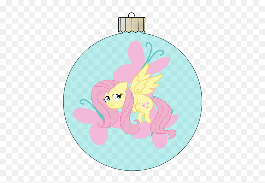 1503987 - Safe Artistdyonys Derpibooru Import Fluttershy Mythical Creature Emoji,Christmas Ornament Emotions