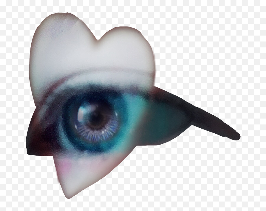 Eye Heart Pupil Rainbow Rainboweye Sticker By Ksenia - Art Emoji,Rainbow Heart Eye Emoji