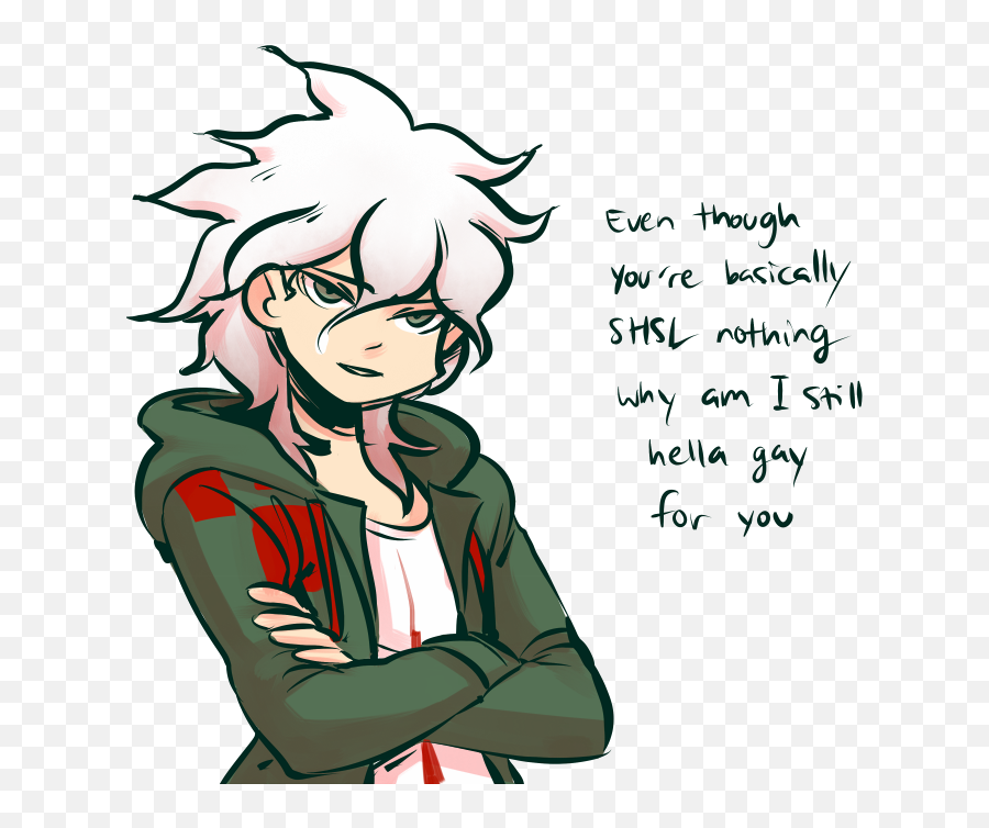 Pin - Danganronpa Bl Ck Meme Emoji,Nagito Komaeda Emojis