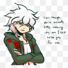 Pin - Danganronpa Bl Ck Meme Emoji,Nagito Komaeda Emojis