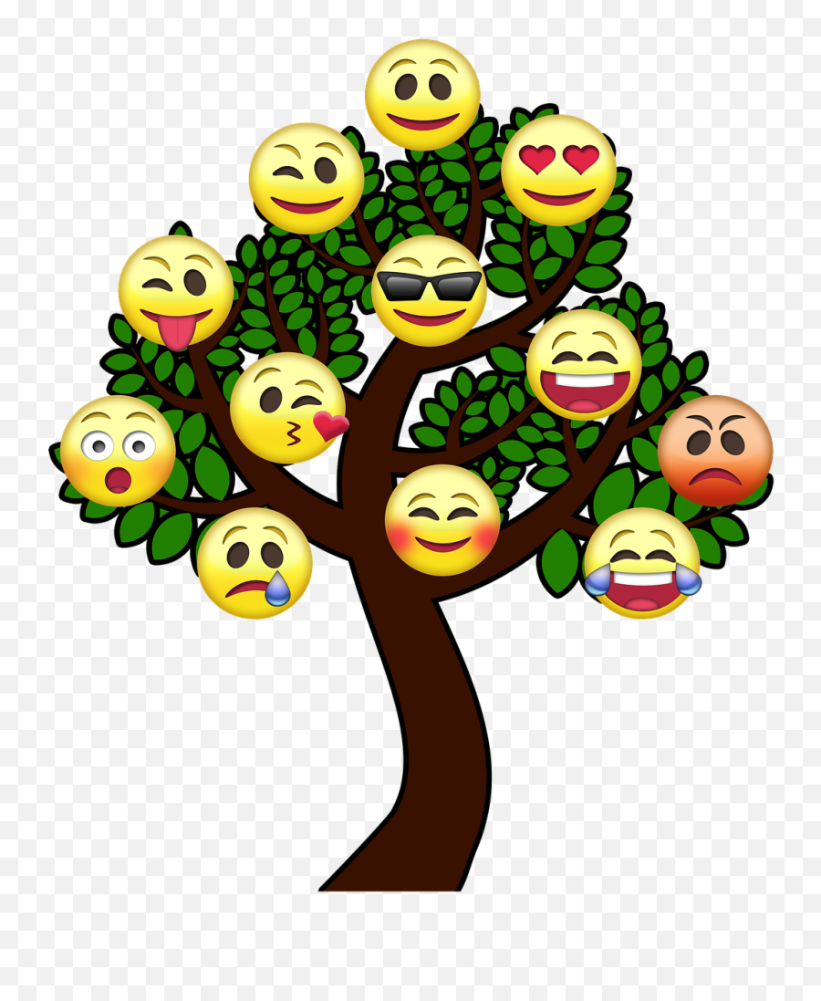 Treesmileytree Of - Emoji Arbol De La Vida Full Size Png Smiley Tree,La La La La La Laaa Emojis