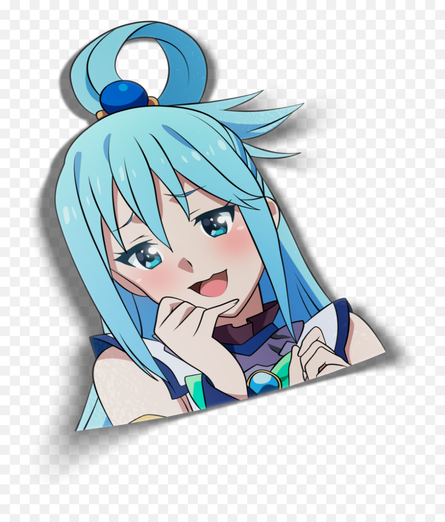 All Stickers - Fictional Character Emoji,Aqua Discord Emojis