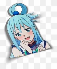 All Stickers - Fictional Character Emoji,Aqua Discord Emojis