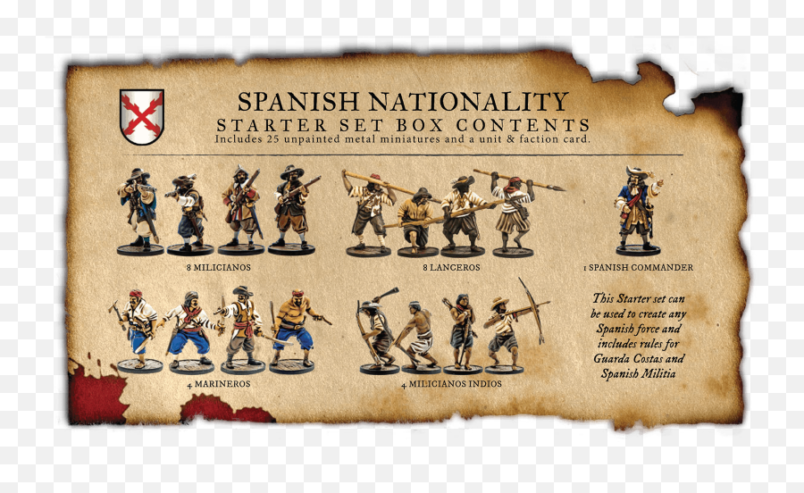 Spanish Nationality Set Firelockgames Blood And Plunder Toys Emoji,Emojis Cornhole Board