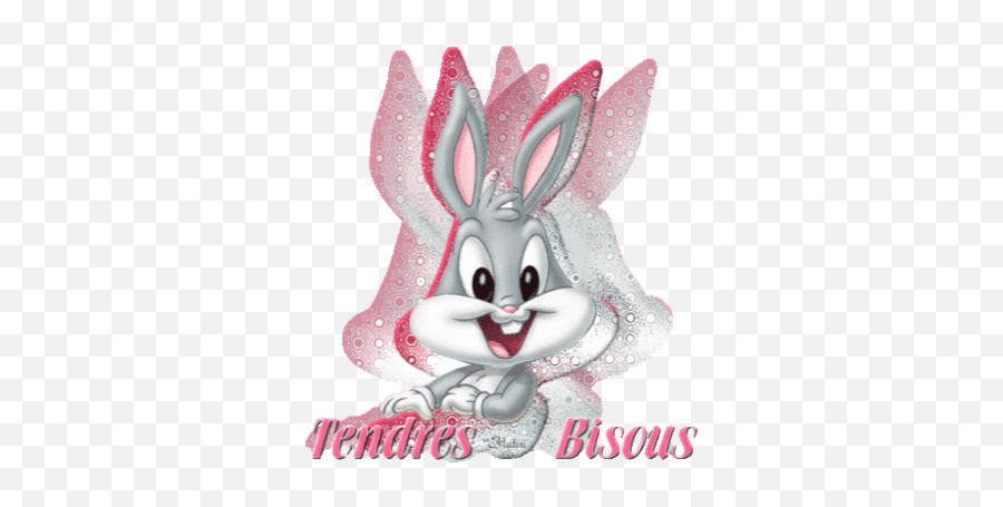 Top Pink Bunny Stickers For Android U0026 Ios Gfycat - Baby Looney Tunes Emoji,Bunny And Egg Emoji