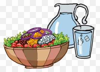 Salad And Water Clipart - Jug Emoji,Salad Emoji