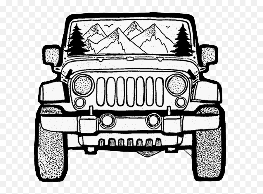 Jeep Sticker - Jeep Dibujos Emoji,Jeep Emoji