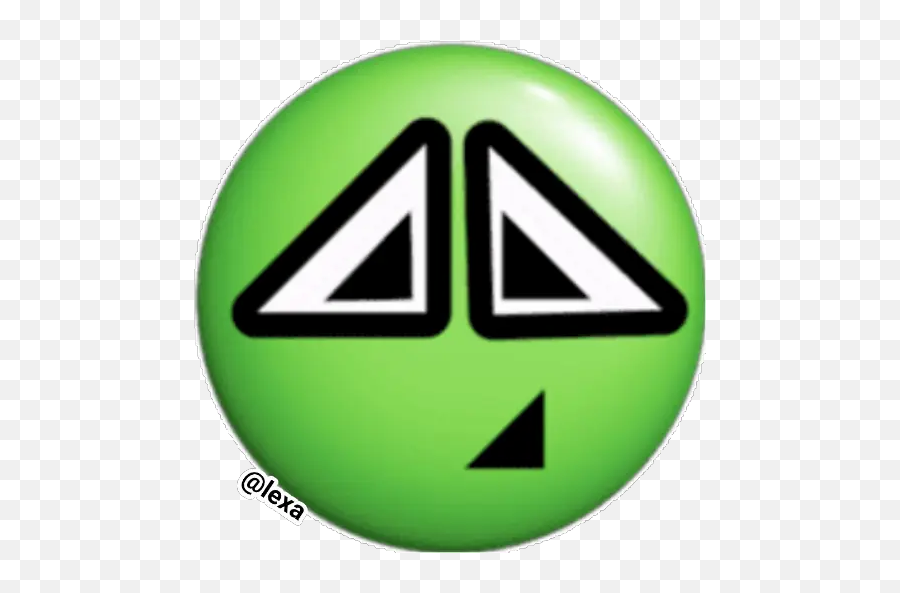 Sticker Maker - Glow Emoji,Green Triangle Emoji