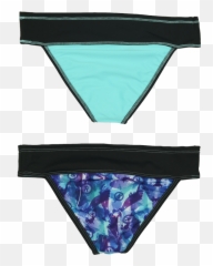 Brooke Sweat Collection Teenie Pro Reversible Bikini - Solid Emoji,Panties Emoji