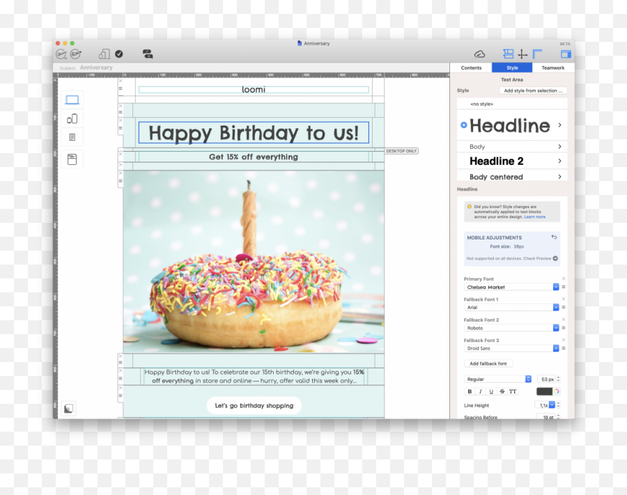 Page 3 U2013 Mail Designer U2013 Create Html Email Newsletters - Automated Birthday Email Example Emoji,B Button Emoji Meme