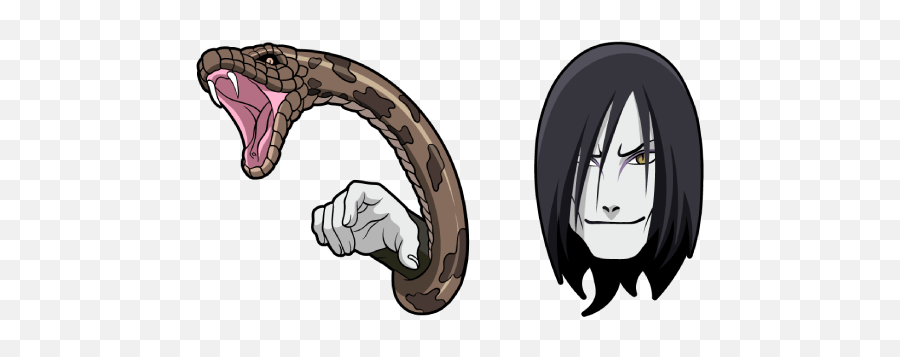 Naruto Orochimaru Cursor U2013 Custom Cursor Browser Extension Emoji,Kakaotalk Old Emojis