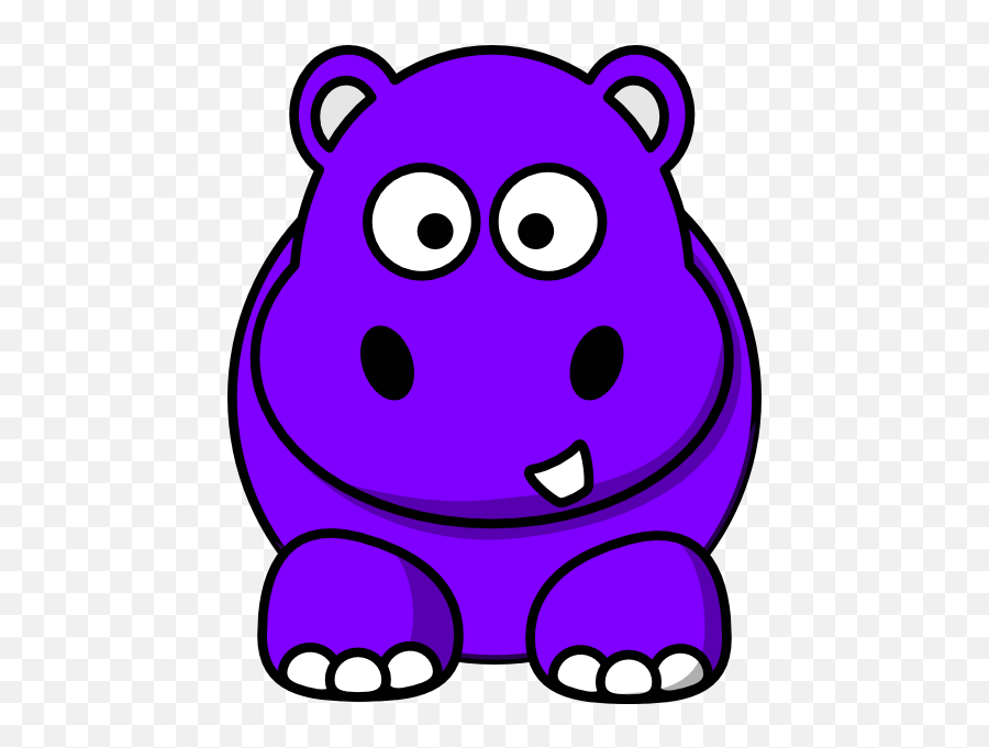 Mascara De Hipopotamo Para Imprimir - Clip Art Library Purple Hippo Clipart Emoji,Hippo Emoticons