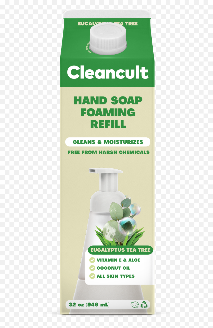 Foaming Hand Soap Refill Eucalyptus Tea Tree Cleancult Emoji,Nails Emojipedia